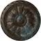 Ekena Millwork Kirke Ceiling Medallion (Fits Canopies up to 3 3/4"), 15 3/4"OD x 5/8"P, Bronze Blue Patina CM16KIBBS - alternate 1